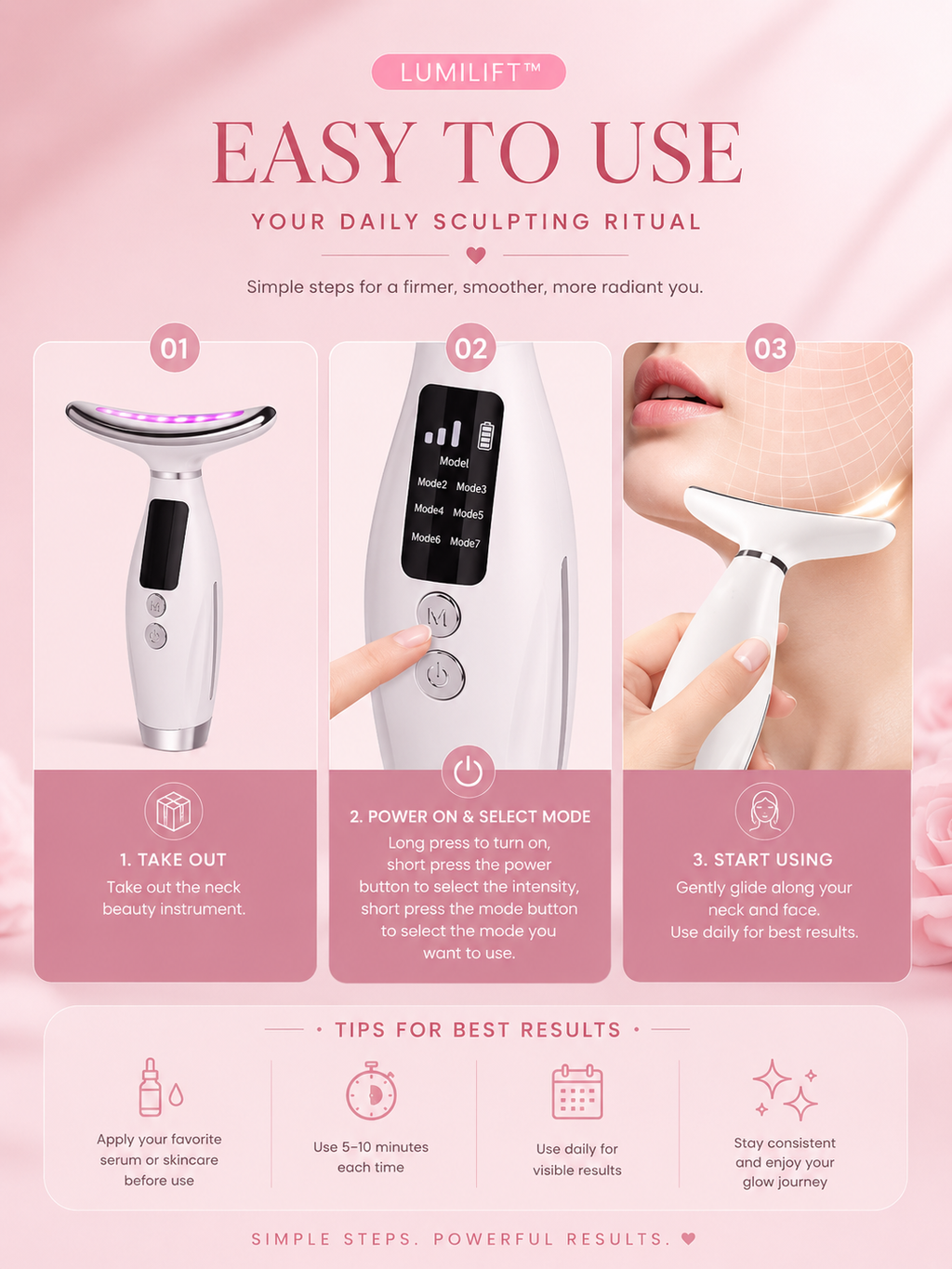 LumiLift™ LED Face & Neck Sculptor