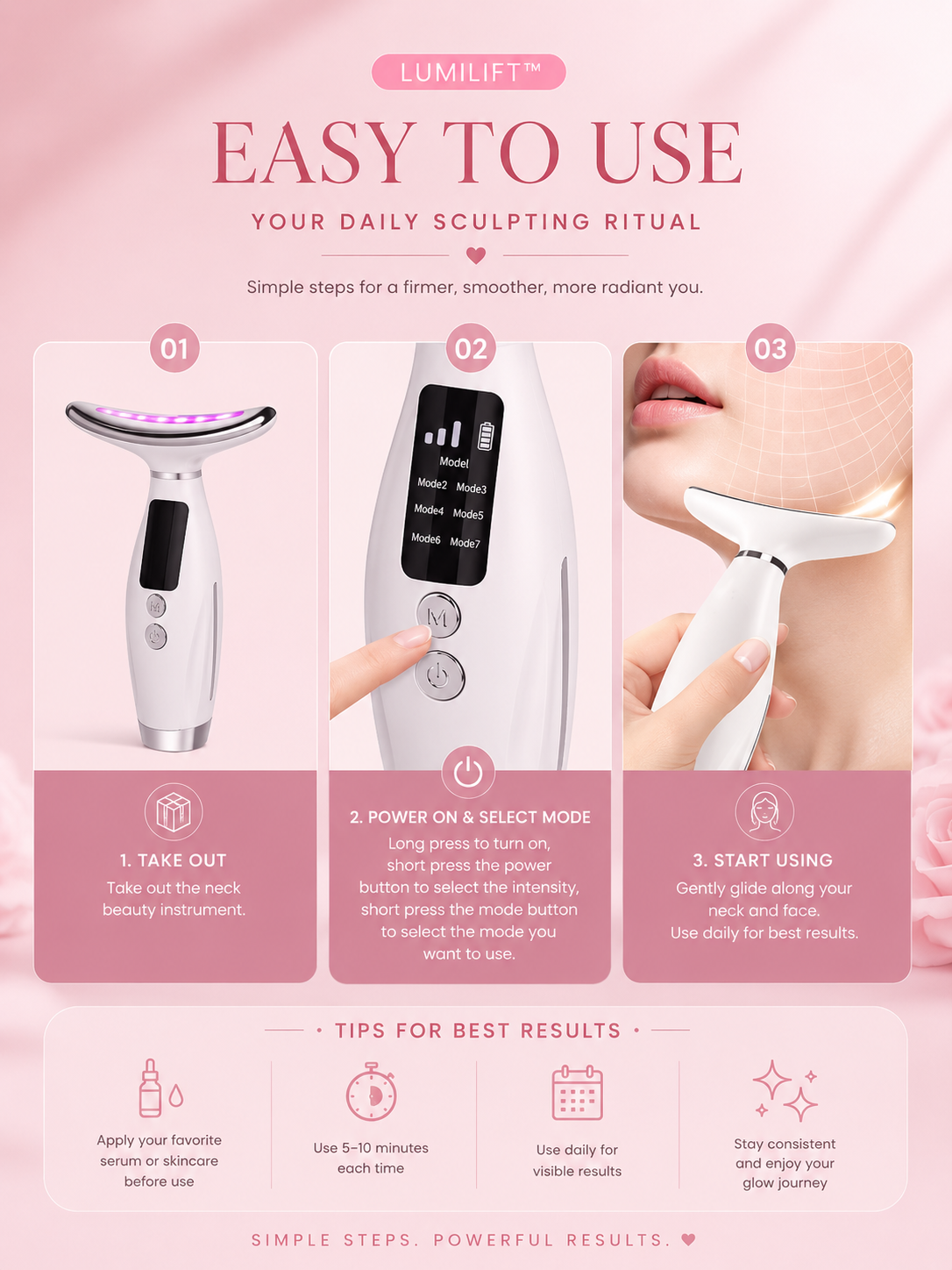 LumiLift™ LED Face & Neck Sculptor